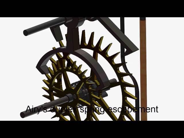 Airy's duplex spring escapement