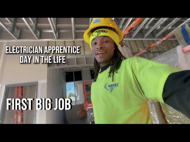 Electrician Apprentice Vlog  First Day on a Big Job, Last Day in School & Experiencing Burnout