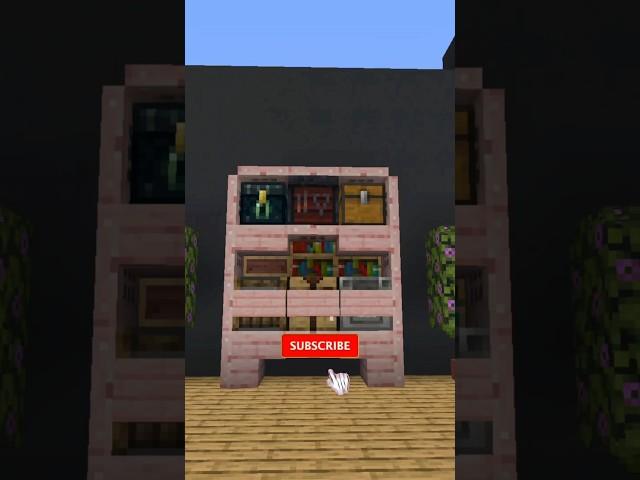 Minecraft Cherry blossom utility shelf #minecraft #trending #shorts #gaming #mcpe #hindi #marathi