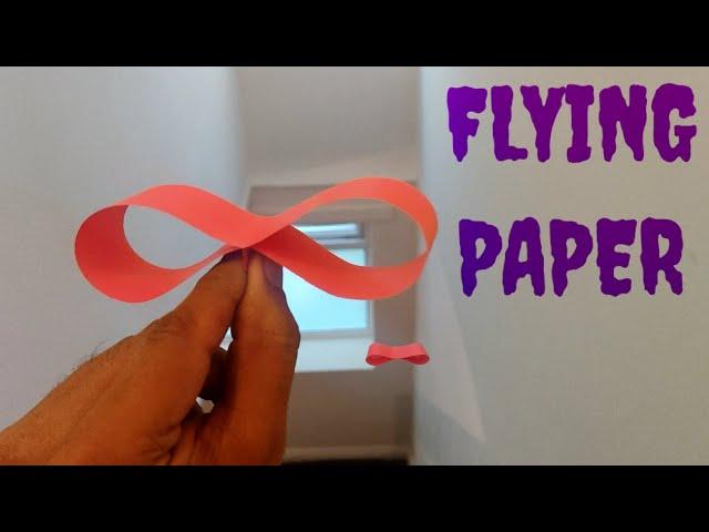 How to make a simple and interesting flying paper crafts.