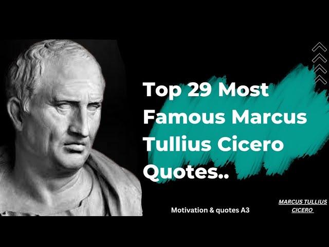 Top 29 Most Famous Marcus Tullius Cicero  Quotes | Marcus Tullius Cicero quotes Which change my life