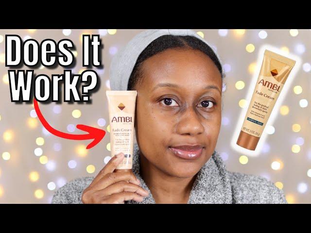 I tried Ambi Fade Cream On My DARK CIRCLES & THIS Happened + How to REALLY Use Ambi Fade Cream