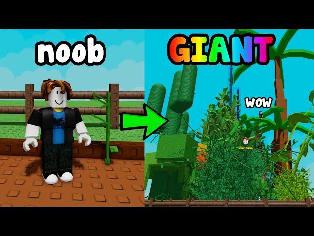 I Grew The Biggest Garden In Grow A Garden Roblox! Giant Plant From Every Seed!