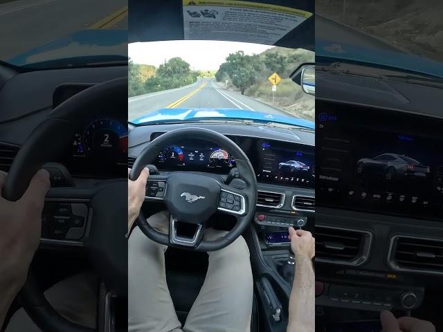 The 2024 Ford Mustang GT Manual is a Coyote King (POV Drive #shorts)