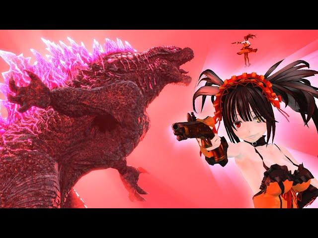 Godzilla Evolved vs Kurumi Tokisaki