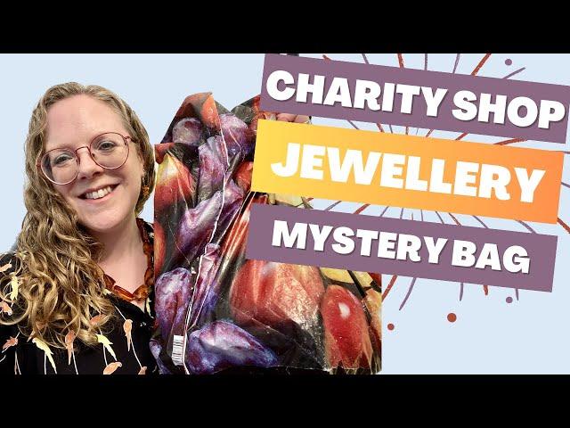 Let's Unbox a Charity Shop Mystery Bag of Broken & Unsold JewelleryGold, Silver & Vintage Jewelry!