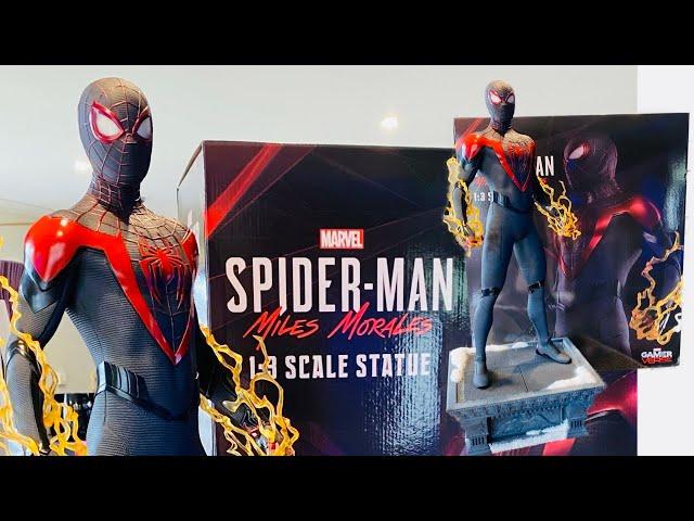 Spider Man Miles Morales 1:3 Scale Statue by PCS #marvel #spiderman