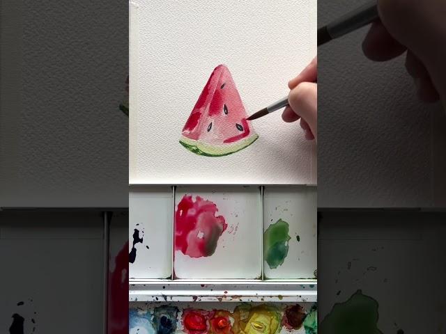 Everything can be simplified into shapes #art #watercolor #drawingtutorial #arttutorial #artist