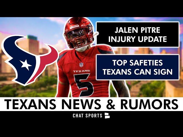 Jalen Pitre Injury Update + Texans Free Agency Rumors | Top Free Agent Safeties Available