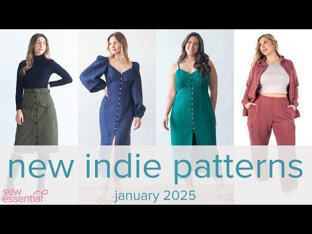 New Indie Sewing Patterns - January 2025