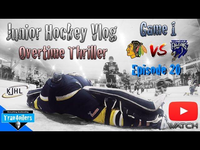 Junior Hockey Vlog Ep. 20 Mic'd | Playoffs Game 1 | OT Thriller | GoPro [HD]