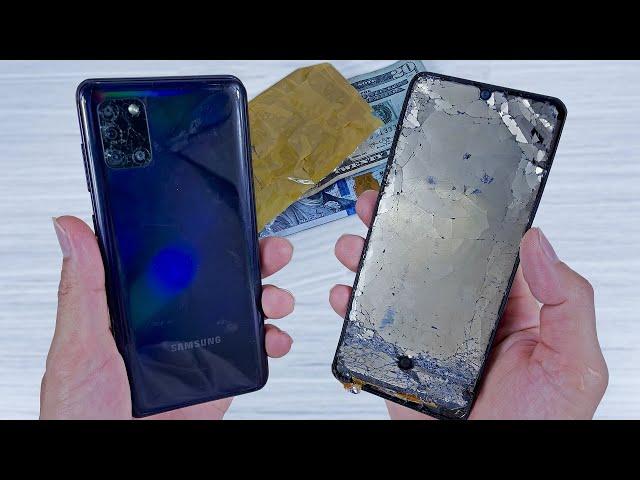 Restoring Destroyed Phone | Restore Samsung Galaxy A31 Cracked | Restoration Broken Phone