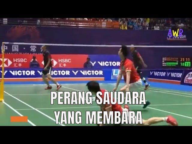 Duo Minions Lawan Senior! Cuplikan Marcus/Kevin VS Ahsan/Hendra