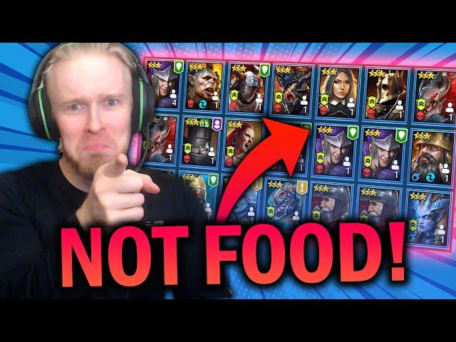 These Champions Are NOT FOOD! - KEEP THESE CHAMPS as a Beginner - Raid Shadow Legends F2P Guide