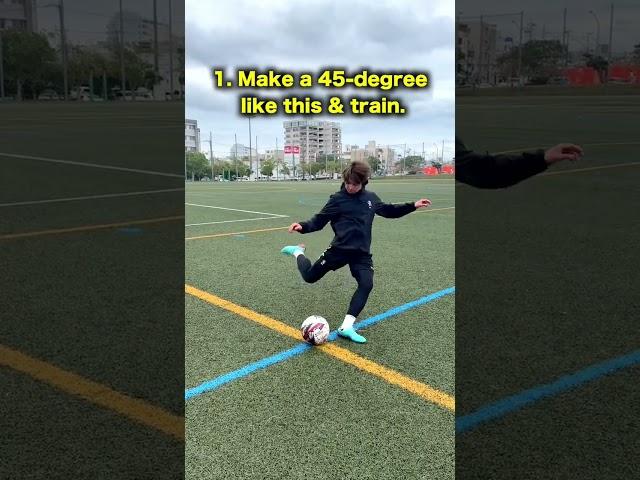 3 TIPS for LONG PASS!!️#football #soccer #shorts