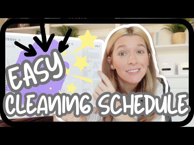 Daily Weekly and Monthly HOUSE CLEANING SCHEDULE for Working Moms Cleaning Schedule for Home