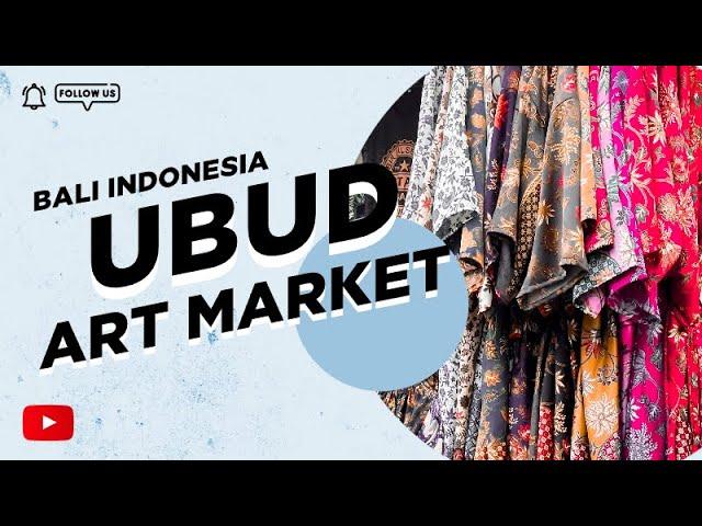 Exploring the Heart of Ubud: A Day at the Ubud Art Market! ️