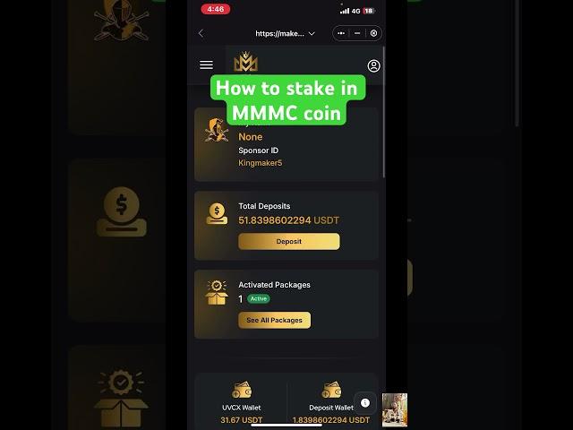 How to stake in MMMC coin? #MMMC