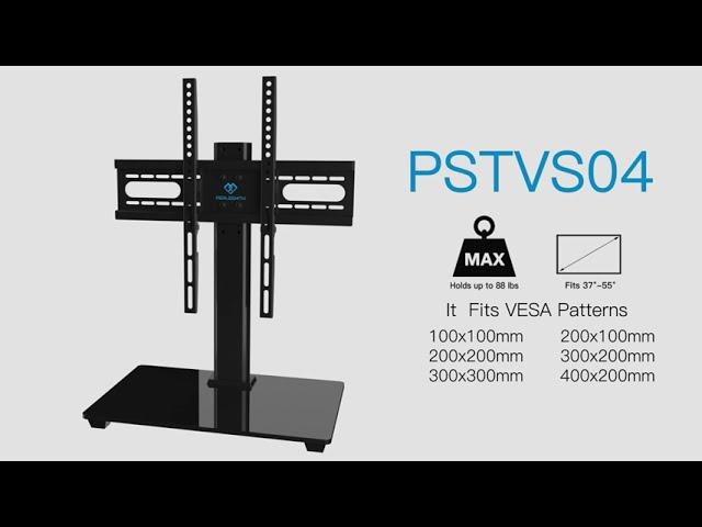 How to Assemble PERLESMITH PSTVS04 Tabletop TV Stand?