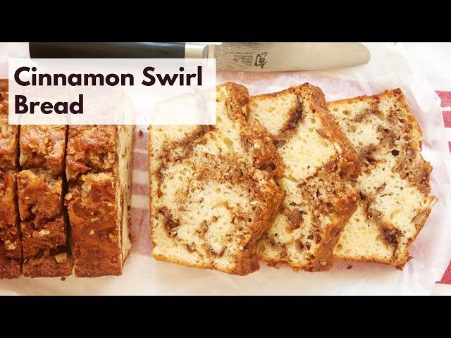 Easy Cinnamon Swirl Quick Bread