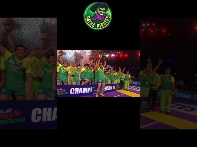 All winners of Pro Kabaddi #short