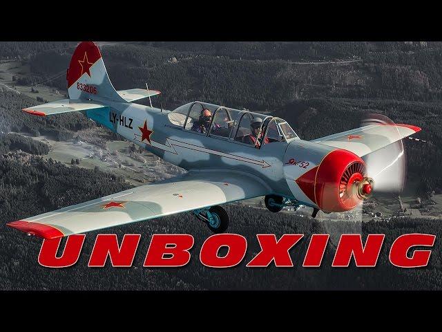Avios Yakovlev Yak-52 1200mm - UNBOXING