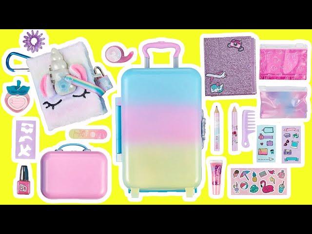 Real Littles Unicorn Suitcase and Bag Surprises with LOL Surprise OMG Dolls