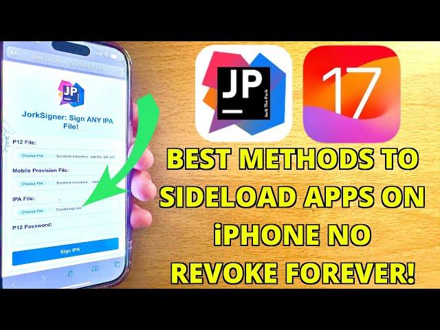 Best Ways To Install IPA Files on iPhone iOS 17-18 NO Computer/Revoke! Sideload Apps EASILY!