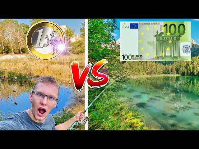 1€ vs 50€ vs 100€ Angelkarte Test!!!