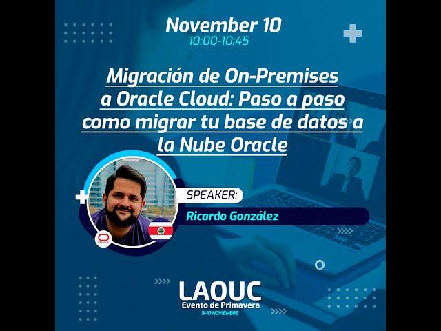 Migración de On-Premises a Oracle Cloud: Paso a paso, Oracle Ricardo Gonzalez