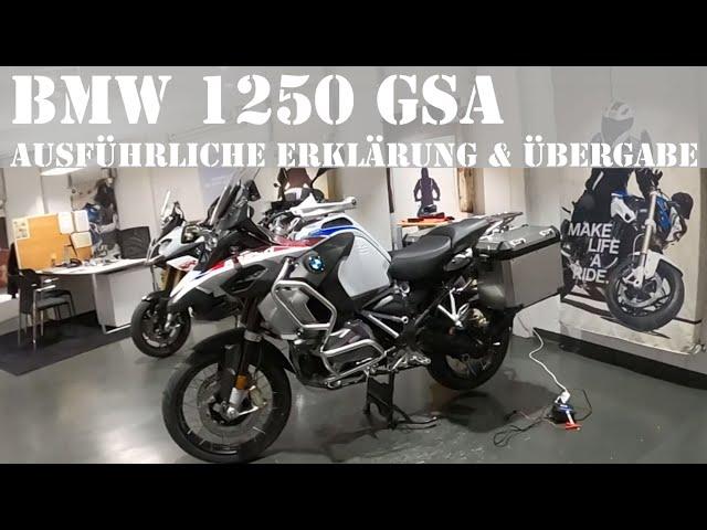 BMW 1250 GSA AUSFÜHRLICHE ERKLÄRUNG & ÜBERGABE bei BMW Stuttgart