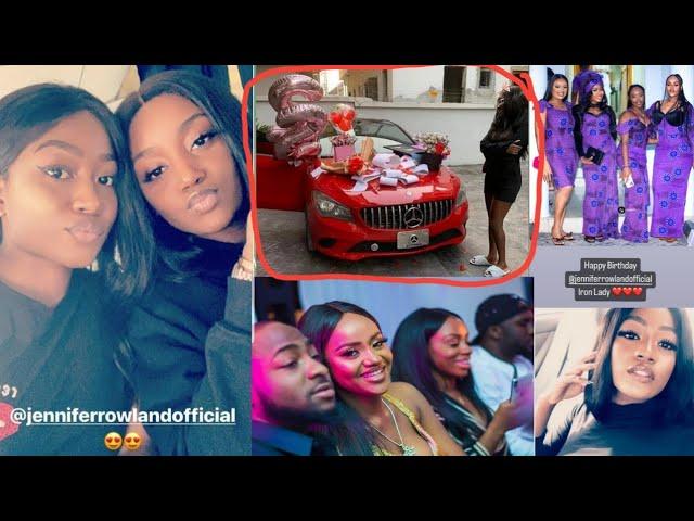 DAVIDO'S CHIOMA CELEBRATE HER SISTER JENNIFER ON HER BIRTHDAY WITH A SURPRISED CAR GIFT FROM DAVIDO