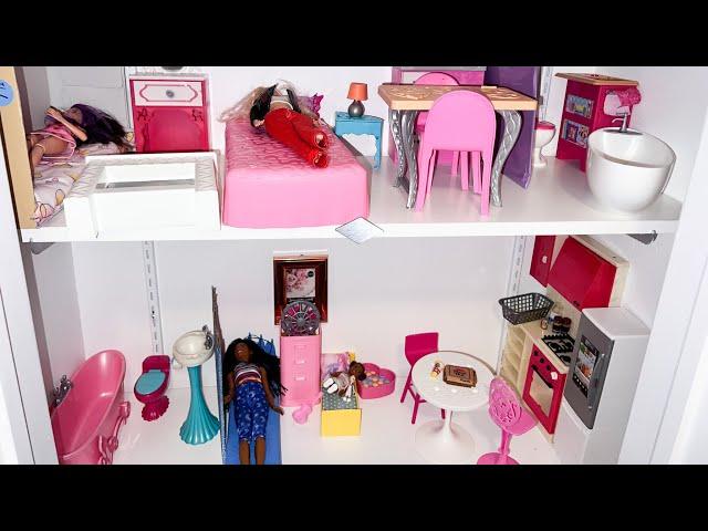 DECORANDO + HACIENDO DEPARTAMENTOS PARA BARBIE/ DECORANDO 4 DEPARTAMENTOS DE BARBIE/CASAS INFANCIA 3