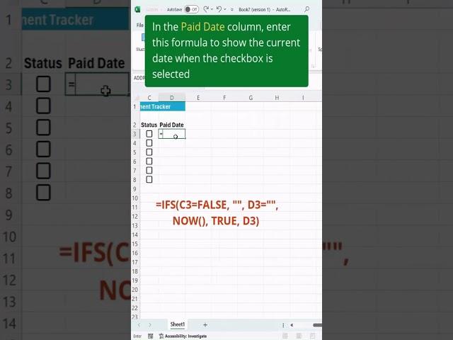 Instantly Track Payment Dates with Timestamps in Excel