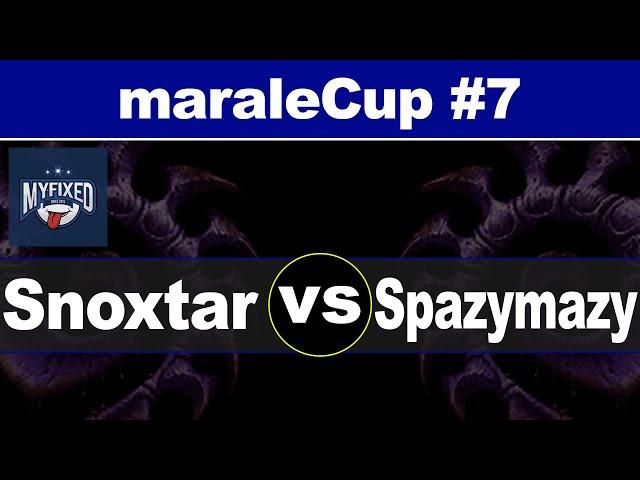 MyFixed Snoxtar vs. Spazymazy - maraleCup 7 - Group B - Starcraft 2