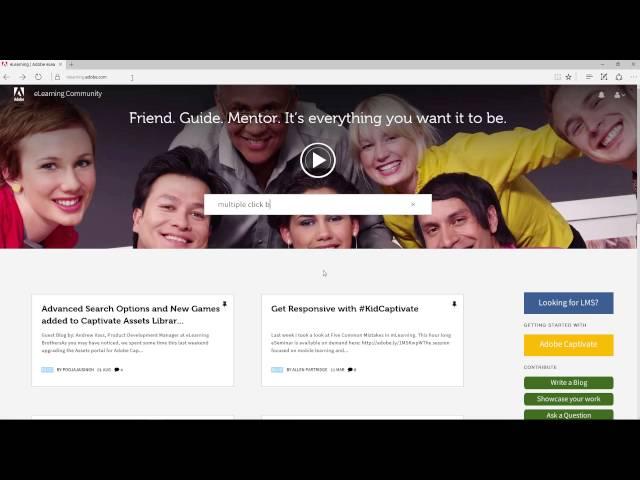 Introducing the Adobe eLearning Community