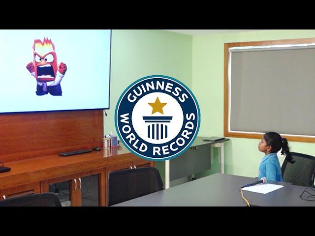 She can name EVERY Disney character! | Guinness World Records