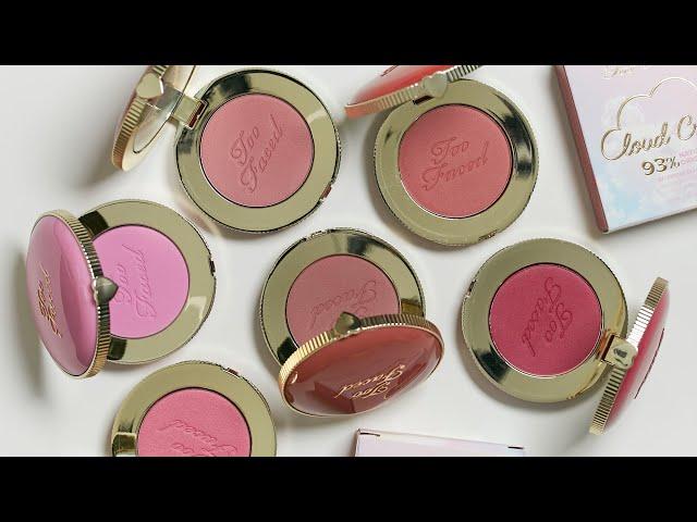 Too Faced Cloud Crush Blurring Blush Swatches