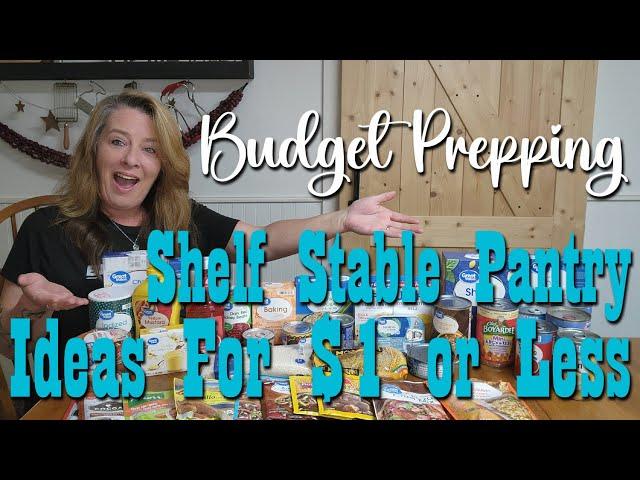 Stock Your Pantry for $1 or Less ~ Budget Prepping