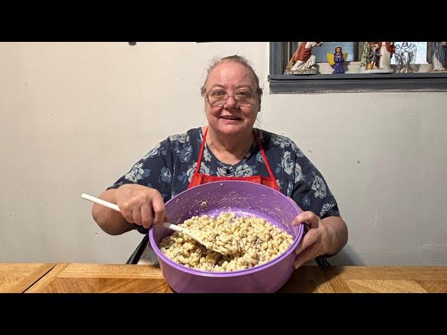 My Mamaw’s bacon ranch pasta salad recipe!