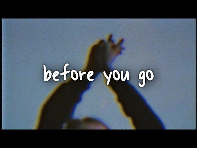 lewis capaldi - before you go // lyrics