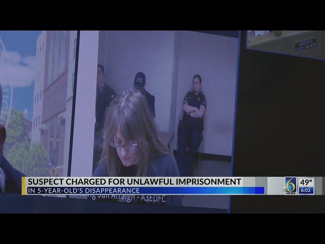 Suspect charged for unlawful imprisonment