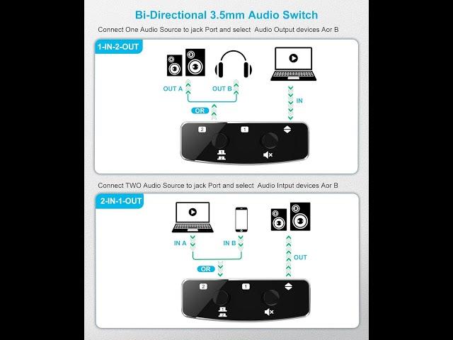 COOIDEA AUDIO SWITCHER