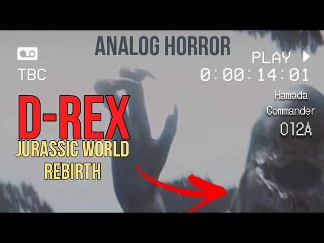 D-Rex Mutant Jurassic World Rebirth Horror Footage | Dinosaur Analog Horror |