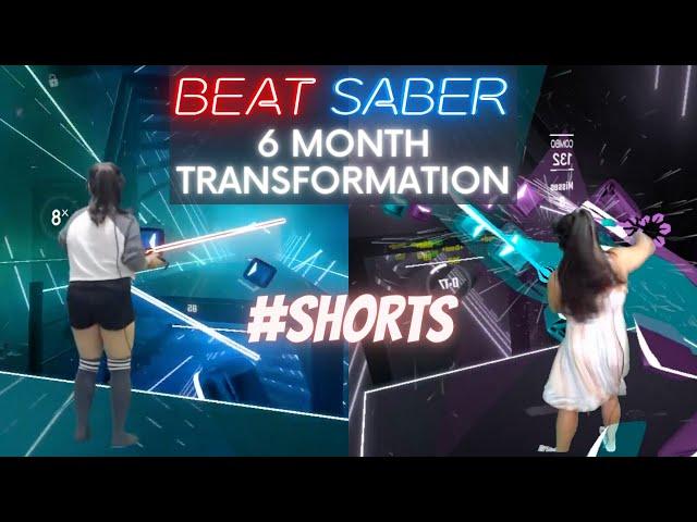 Beat Saber Six Month Transformation (#Shorts)