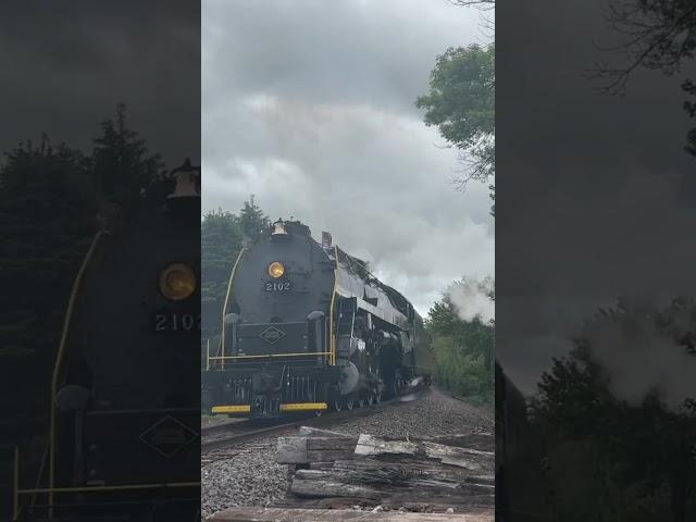 RBMN 2102 in Hometown PA! 5/24/25 #2102 #railroad #train #steamengine