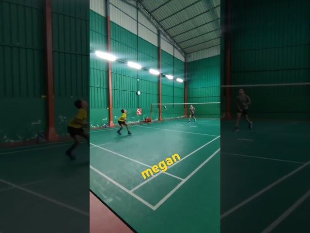 Megan s fast push and netkill#viralvideo#badminton#trending#shortvideo#bulutangkis#shortsfeed#new