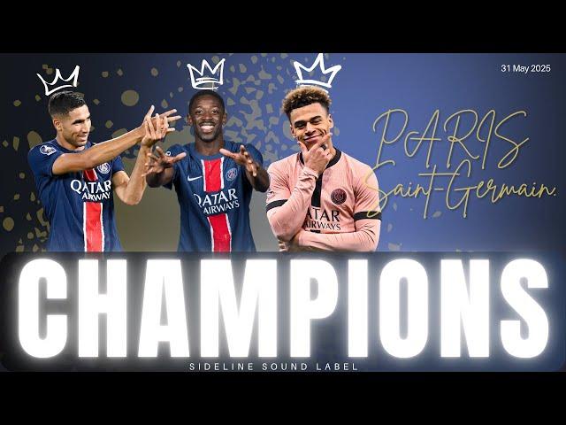 PSG - TRIPLE CROWN KINGS | CHAMPIONS LEAGUE WINNERS PARIS RAP SONG | TROPHY MUSIC
