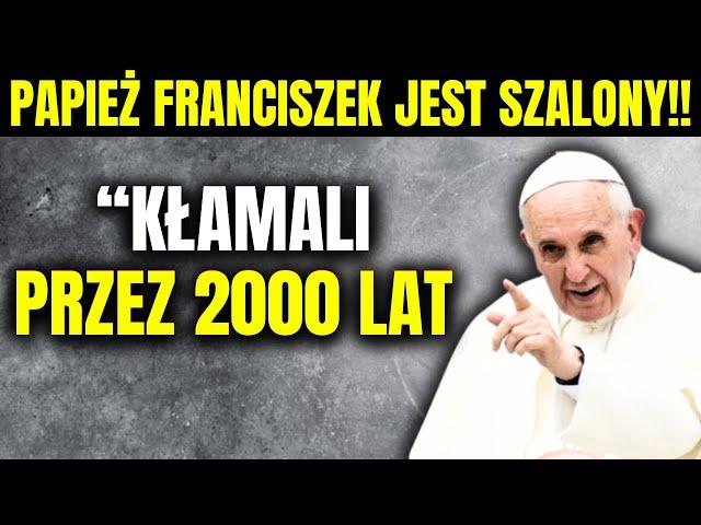 To jest SZOKUJĄCE! Nie uwierzycie, co ujawnił papież Franciszek na temat śmierci Jezusa!