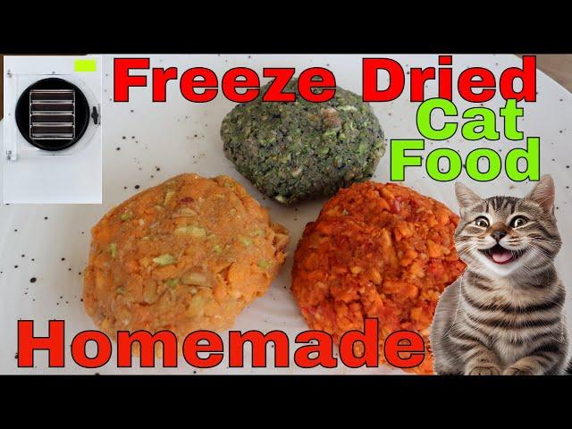 Making Homemade Freeze Dried Cat Food